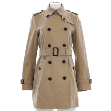 Burberry Women's Kensington Mid-Length Trench Coat Cotton