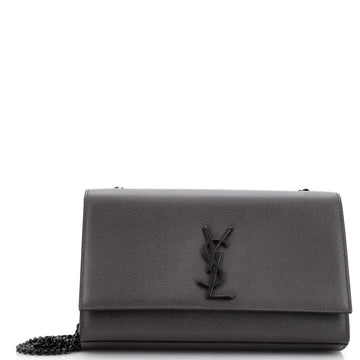 Saint Laurent Classic Monogram Crossbody Bag Grainy Leather Medium
