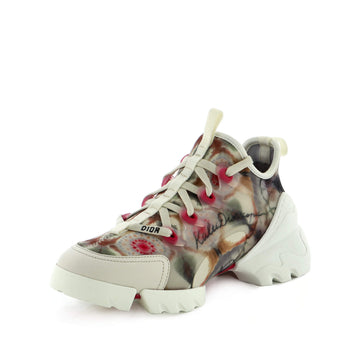 Christian Dior Women's D-Connect Sneakers Printed Technical Fabric