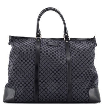 Gucci Joy Zip Top Tote Diamante Canvas Medium
