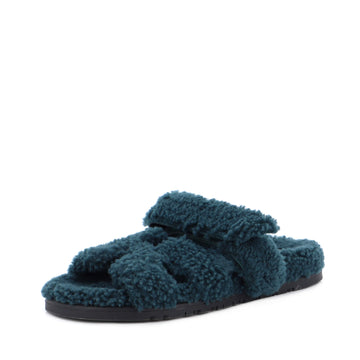 Hermes Women's Chypre Sandals Shearling