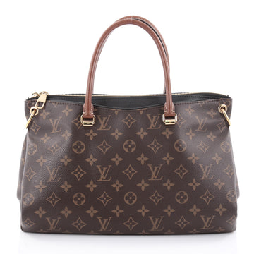 Louis Vuitton Pallas Tote Monogram Canvas Brown