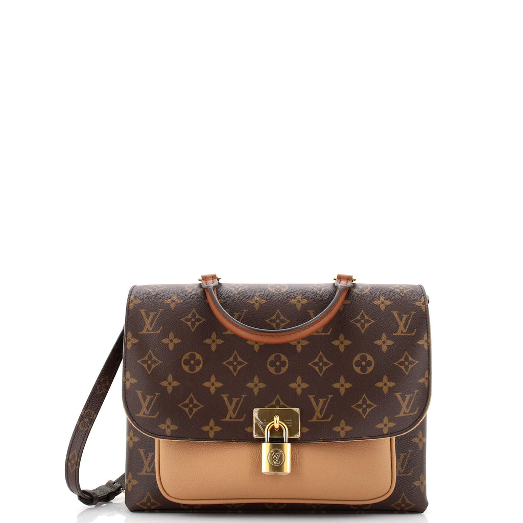 Louis Vuitton Marignan Top Handle Messenger Bag Monogram Canvas Brown