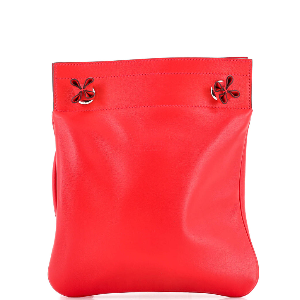 Hermes Aline Bag Milo Lambskin and Swift Mini Red 2296331