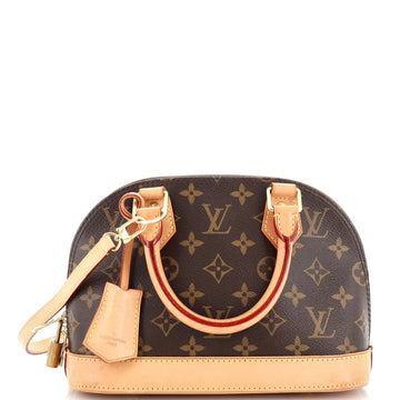Louis Vuitton Alma Handbag Monogram Canvas BB