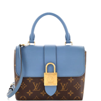 Louis Vuitton Locky Handbag Monogram Canvas with Leather BB
