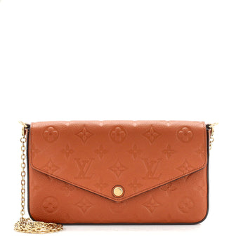Louis Vuitton Felicie Pochette Monogram Empreinte Leather