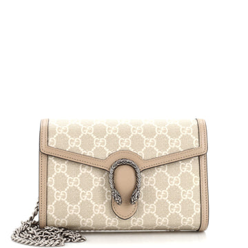 Gucci Dionysus Chain Wallet GG Coated Canvas Small
