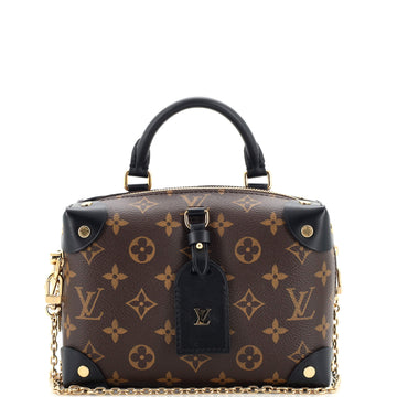 Louis Vuitton Petite Malle Souple Handbag Monogram Canvas