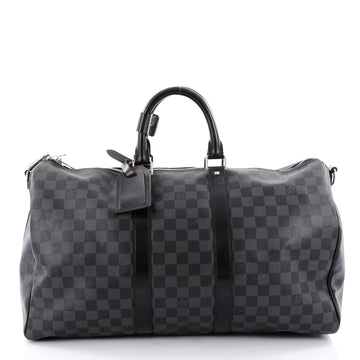 Louis Vuitton Keepall Bandouliere Bag Damier Cobalt 45 2297501