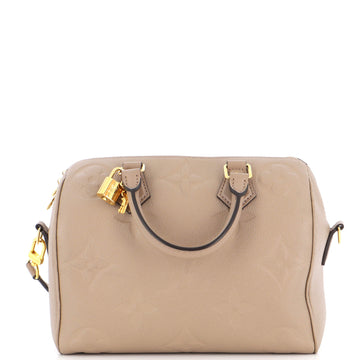 Louis Vuitton Speedy Bandouliere Bag Monogram Empreinte Giant 25