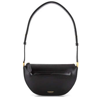 Burberry Olympia Zip Shoulder Bag Leather Small