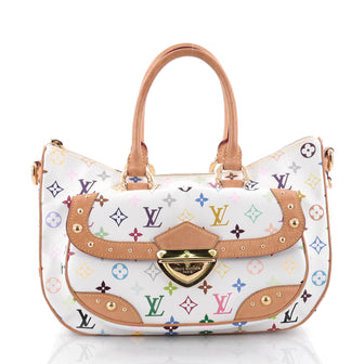 Louis Vuitton Rita Handbag Monogram Multicolor White
