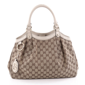Gucci Sukey Tote GG Canvas Medium Brown 2298401