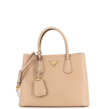 Prada Cuir Double Tote Saffiano Leather Medium
