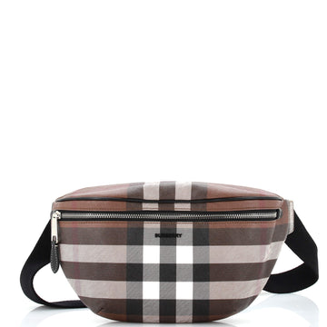 Burberry Cason Bum Bag Check E-Canvas Medium