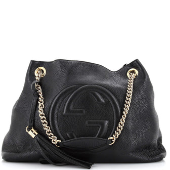 Gucci Soho Chain Strap Shoulder Bag Leather Medium