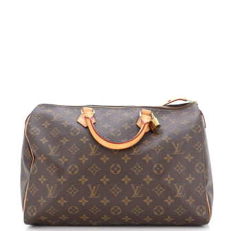 Louis Vuitton Speedy Handbag Monogram Canvas 35