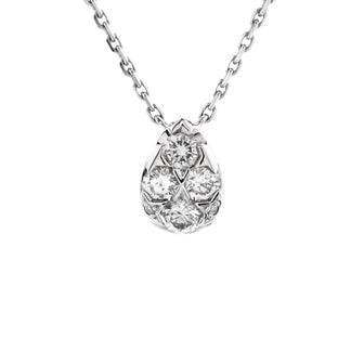 Cartier Etincelle de Cartier Teardrop Pendant Necklace 18K White Gold and Diamonds