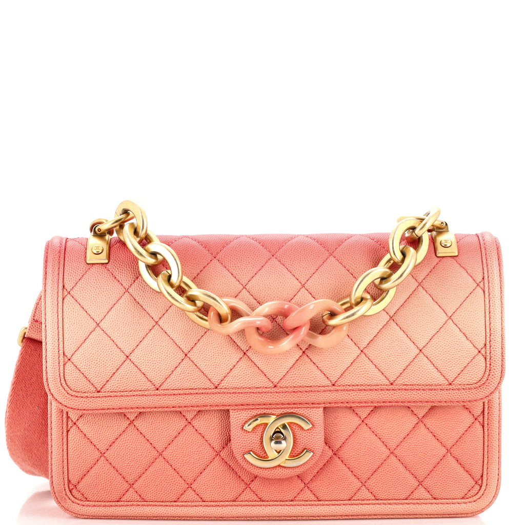 Chanel Sunset On The Sea Flap Bag - Pink Crossbody Bags, Handbags