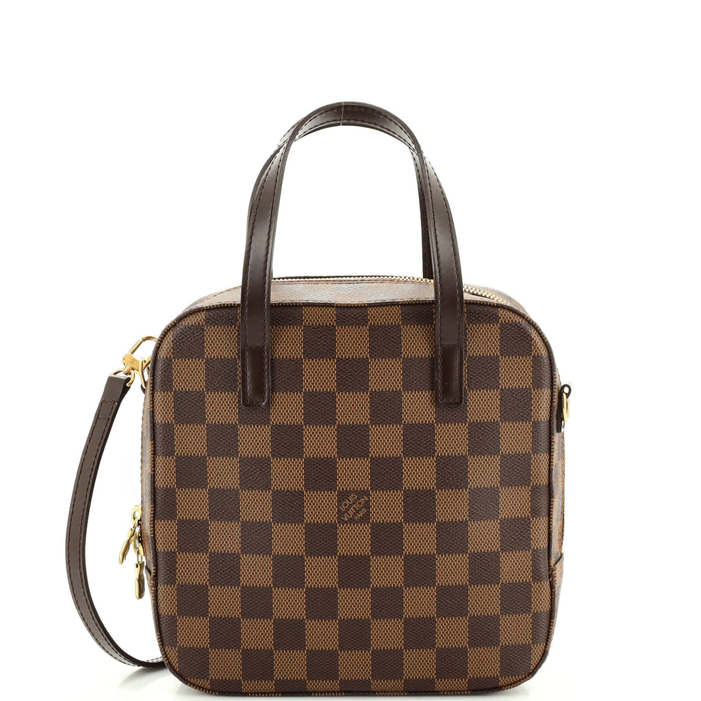 Louis Vuitton Spontini Handbag Damier Brown