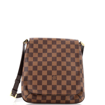 Louis+Vuitton+Musette+Salsa+Shoulder+Bag+Brown+Leather for sale