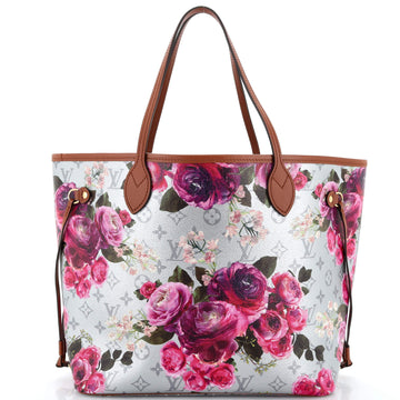 Louis Vuitton Neverfull NM Tote Limited Edition Garden Monogram Canvas MM