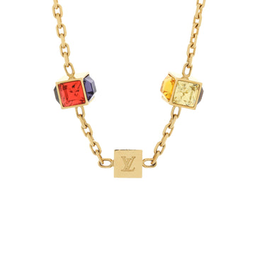 Louis Vuitton Gamble Short Necklace Metal with Crystal