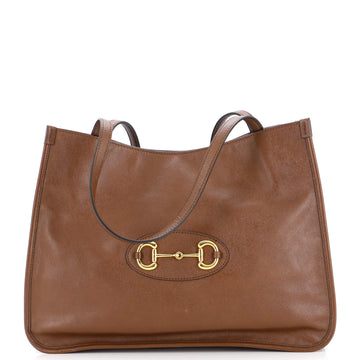 Gucci Horsebit 1955 Tote Leather Medium
