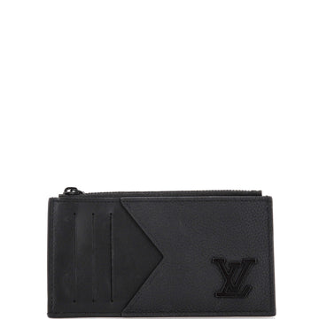 Louis Vuitton Aerogram Coin Card Holder Leather