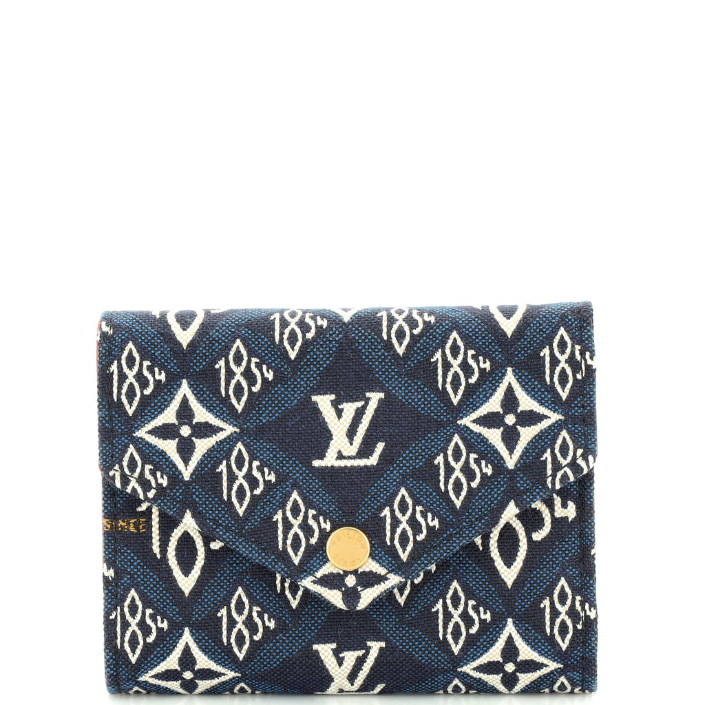 Louis Vuitton Victorine Wallet Limited Edition Since 1854 Monogram Jacquard Blue