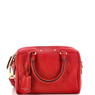 Louis Vuitton Speedy Bandouliere NM Bag Monogram Empreinte Leather 20