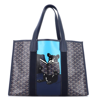 Goyard VILLETMMLTY08CL08X Villette Tote Bag MM Blue - Wholesales