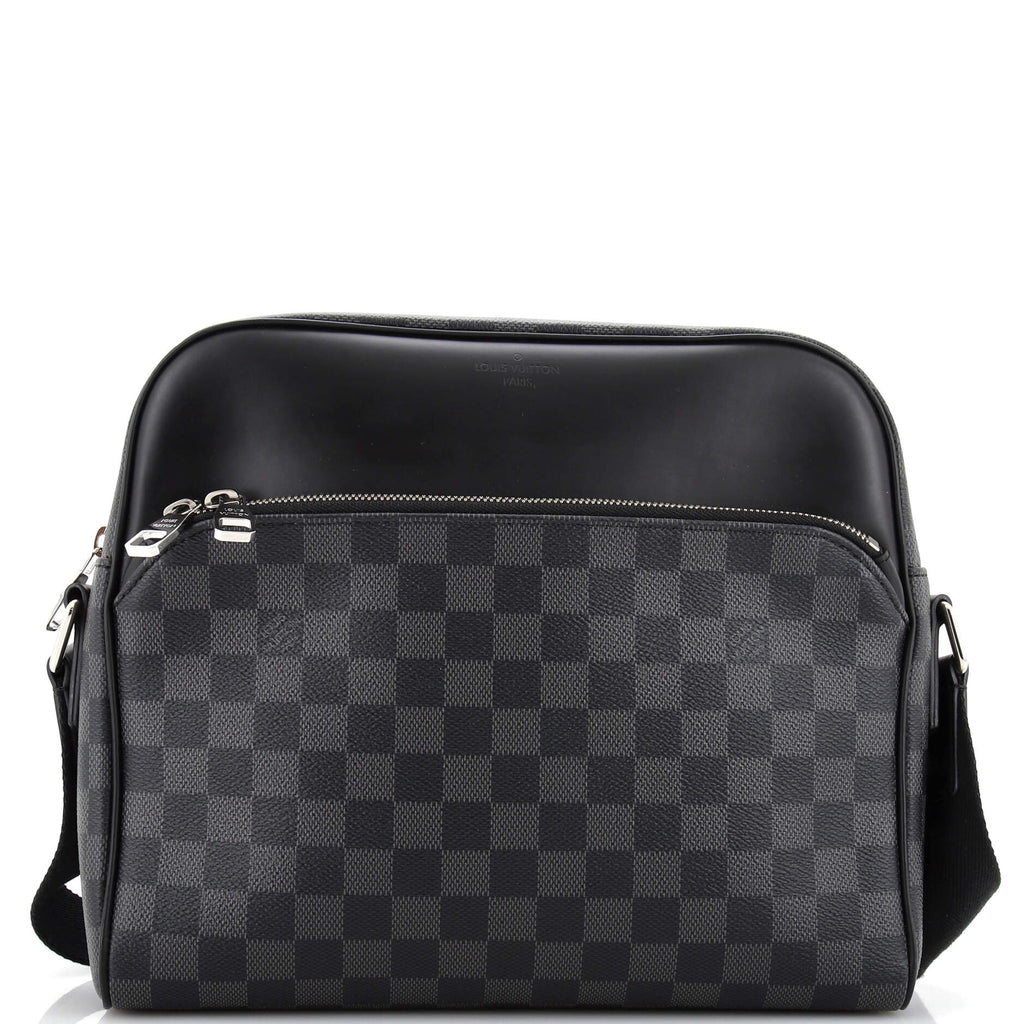 Louis Vuitton Dayton Reporter Bag Damier Graphite PM Black 22991073