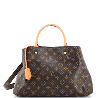 Louis Vuitton Montaigne Handbag Monogram Canvas MM