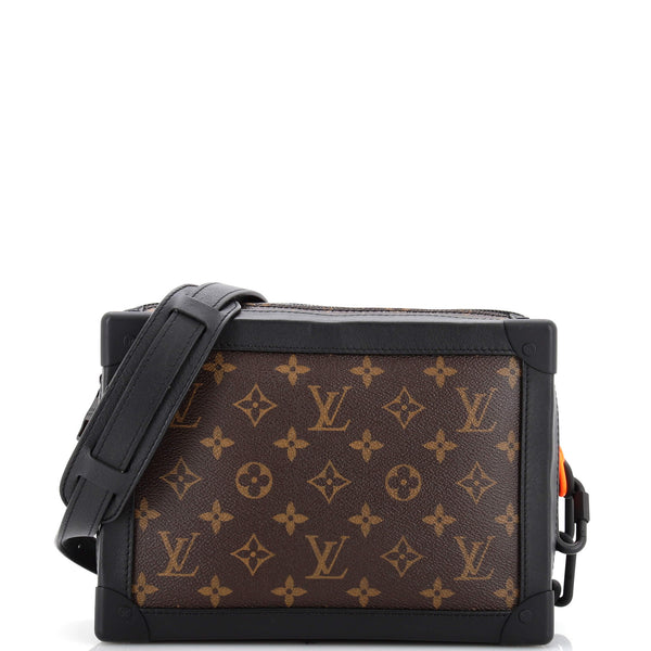 Louis Vuitton Soft Trunk Shoulder Bag in Brown Monogram Canvas And