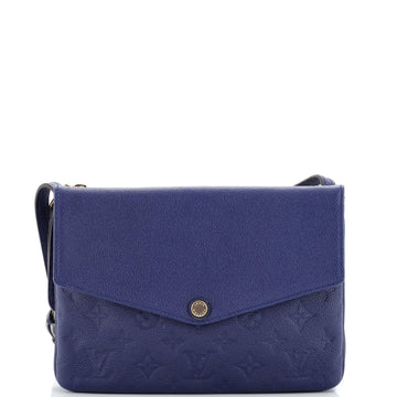 Louis Vuitton Twice Handbag Monogram Empreinte Leather