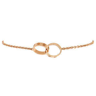 Cartier Love Interlocking Bracelet 18K Rose Gold