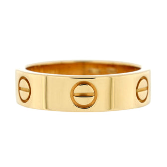 Cartier Love Band Ring 18K Yellow Gold