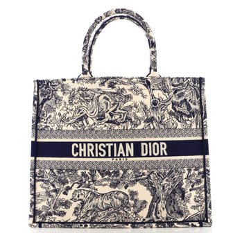 christian dior book tote bag large