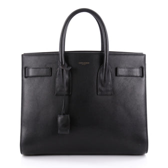 Saint Laurent Sac De Jour Handbag Leather Small Black 2299502