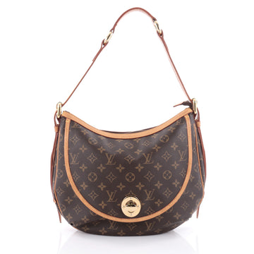Louis Vuitton Tulum Handbag Monogram Canvas GM Brown