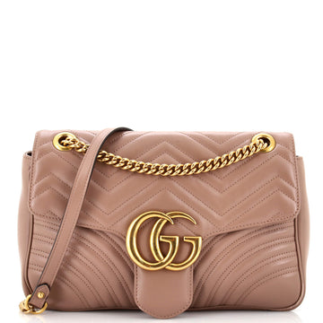 Gucci GG Marmont Flap Bag Matelasse Leather Medium