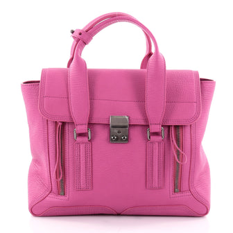 3.1 Phillip Lim Pashli Satchel Leather Medium Pink 2299701