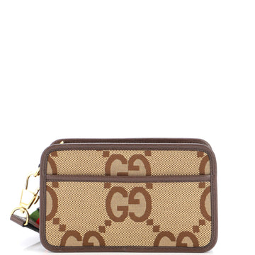 Gucci Camera Bag Jumbo GG Canvas Mini