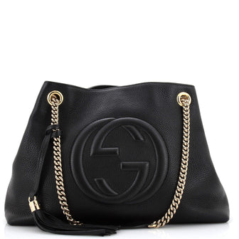 Gucci Soho Chain Strap Shoulder Bag Leather Medium