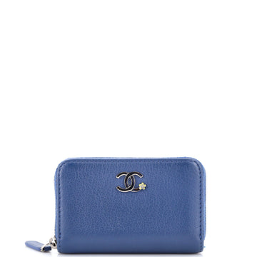 Chanel Camellia Coin Purse Goatskin