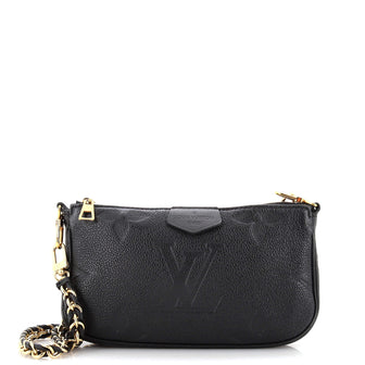 Louis Vuitton Multi Pochette Accessoires Pouch Monogram Empreinte Giant Small