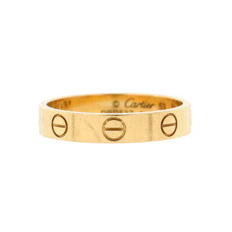 Cartier Love Wedding Band Ring 18K Yellow Gold