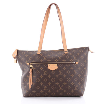 Louis Vuitton Iena Tote Monogram Canvas MM Brown